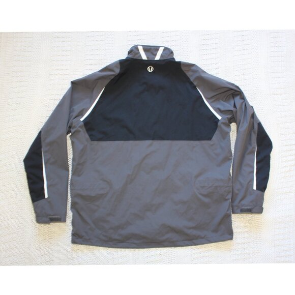 Sunice Typhoon Zephal Men's Gray Waterproof Zip Up Jacket Size XXL Reflective - Picture 2 of 12
